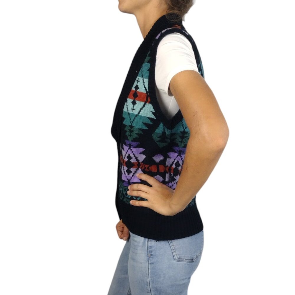 Vintage MC II Southwest Sweater Vest - Picture 7 of 10